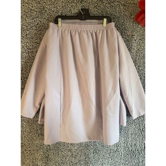 Jessica McClintock Women's Plus Size 20 Purple Embroidered Jacket/skirt - Picture 5 of 15